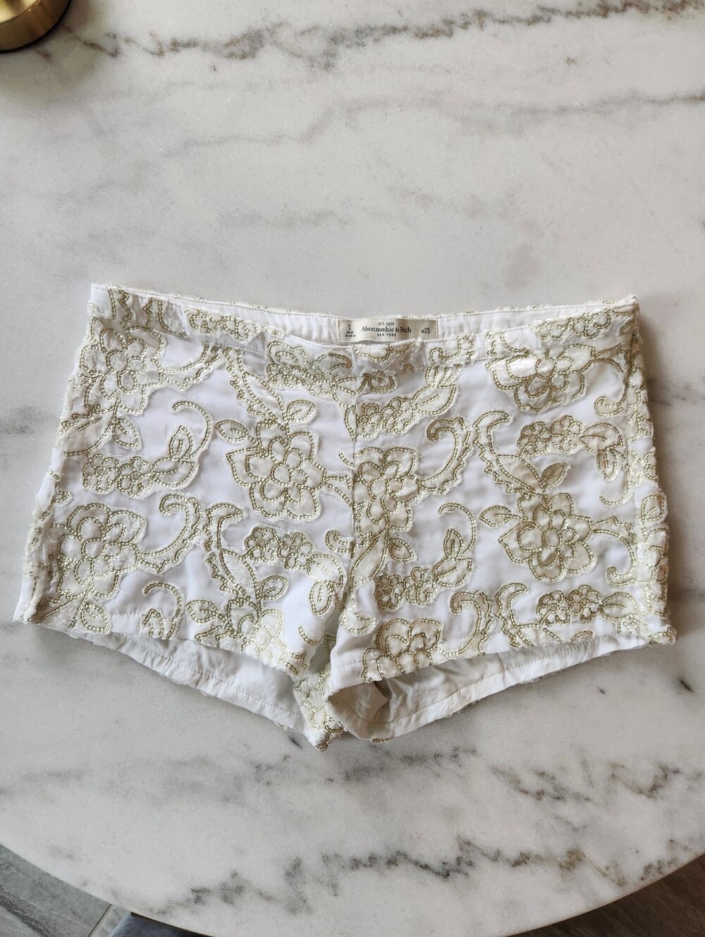 Vintage Y2k Abercrombie Low Rise Sequined Mini Shorts